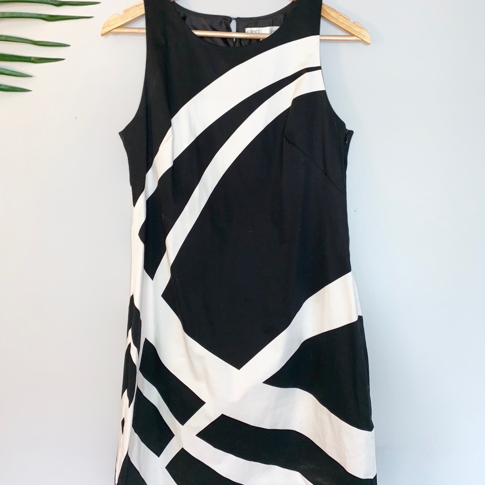 Black and white Cleo dress